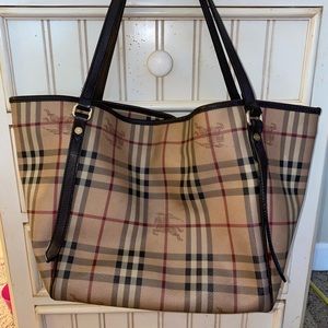 AUTHENTIC Burberry Haymarket Canterbury Tote